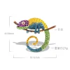 Nuevos productos diamantes incrustados color camaleón broche transfronterizo comercio exterior pintura aceite animal strass lagarto pin broche flores accesorios Application Scenario